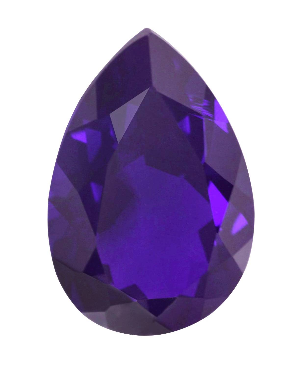 人造鋯石 水滴型 PS 紫A